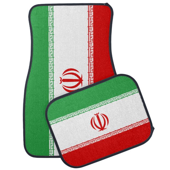 Iran Flag Car Floor Mat (Set)
