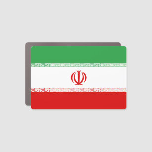 Iran Flag Car Magnet