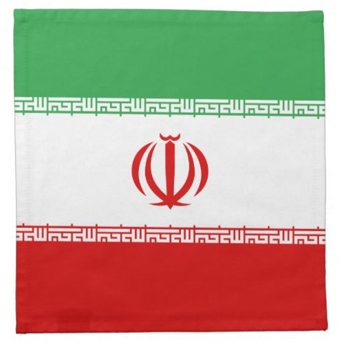 Iran Flag Cloth Napkin