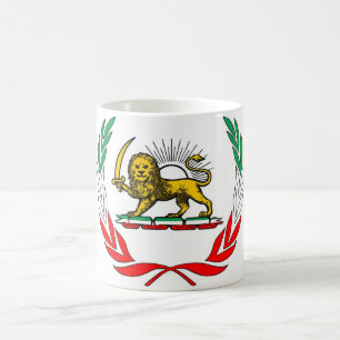 iran flag color morph mug