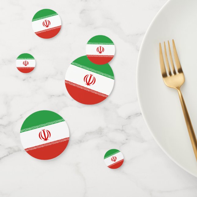 Iran flag confetti (Group)