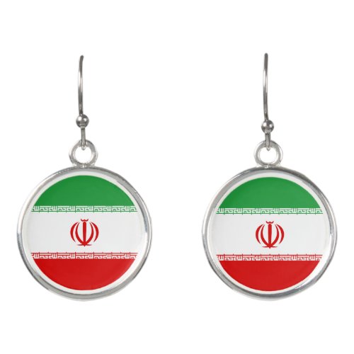 Iran Flag Earrings