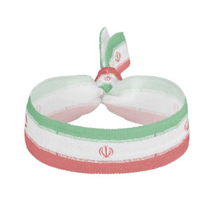 Iran Flag Elastic Hair Tie