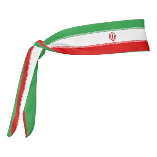 Iran Flag Elegant Patriotic Tie Headband