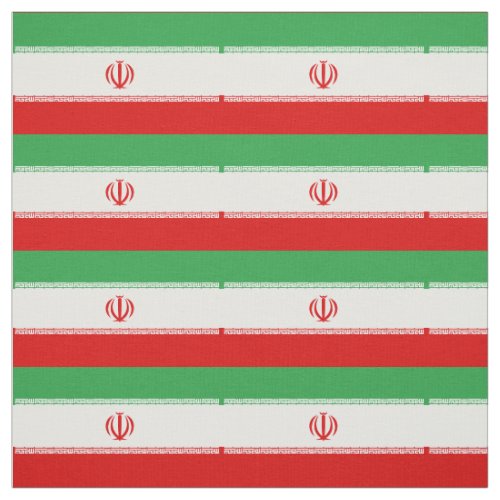 Iran Flag Fabric
