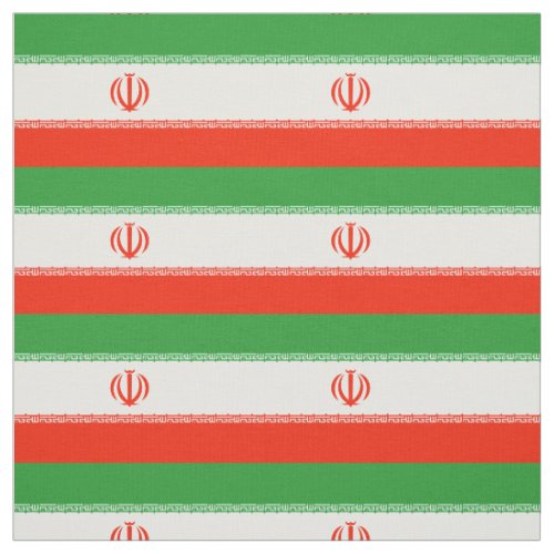 Iran Flag Fabric