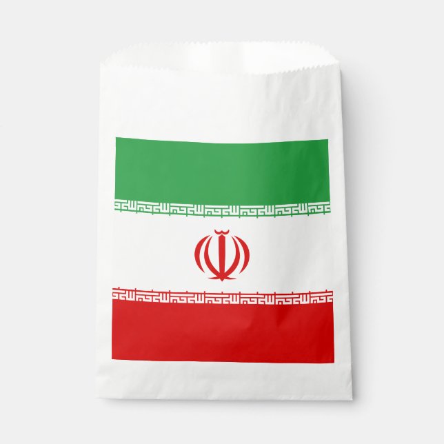 Iran Flag Favor Bag (Front)
