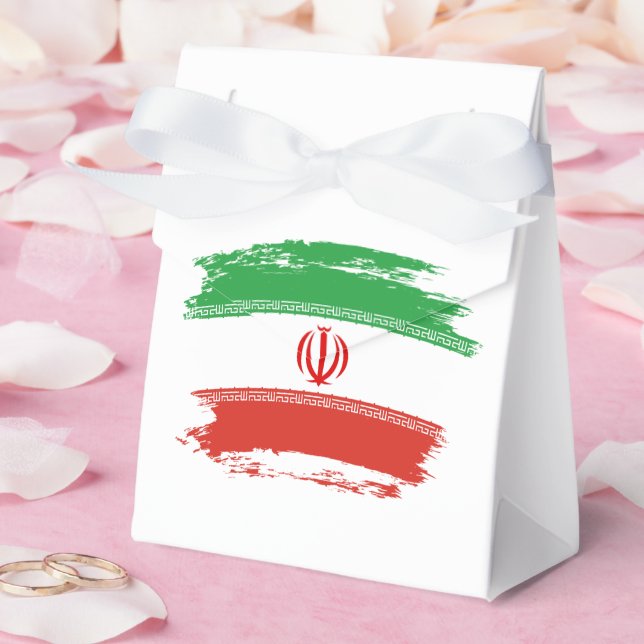 Iran flag favor boxes (Wedding)
