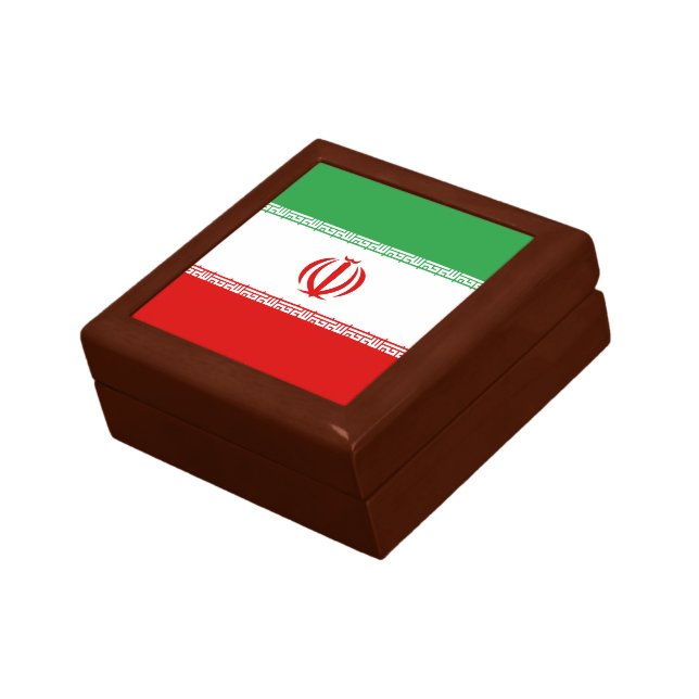 Iran Flag Gift Box (Side)