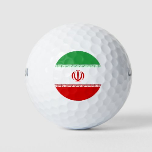 Iran Flag Golf Balls