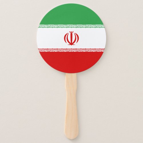 Iran Flag Hand Fan