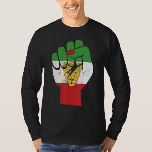 Iran flag, Iranian Lion Symbol, Iranian Lioness, F T-Shirt