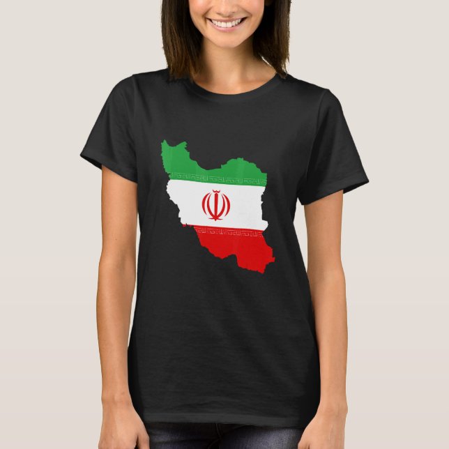 iran flag  Iranian map  iran  for women T-Shirt (Front)