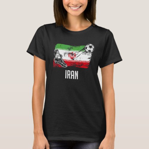 Iran Flag Jersey Iranian Soccer Team Iranian 1 T_Shirt