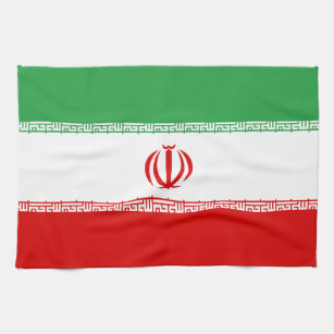 Iran Flag Kitchen Towel