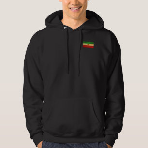 Iran Flag Lion And Sun Shah of Iran Flag Hoodie