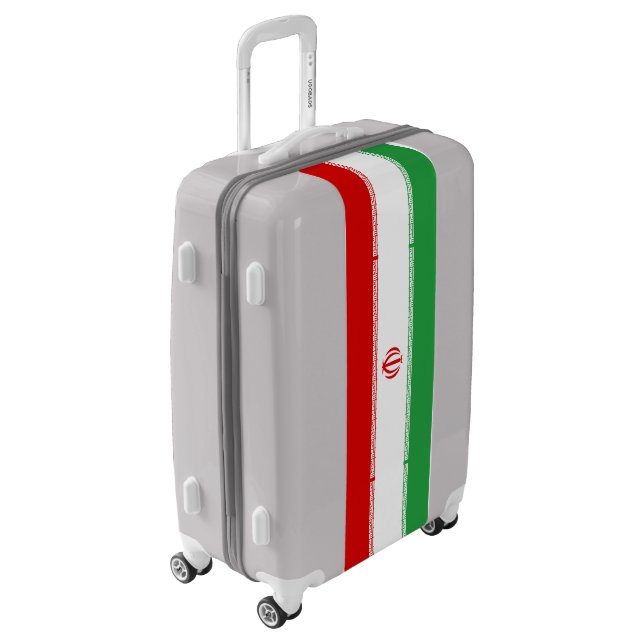 Iran Flag Luggage (Rotated Left)