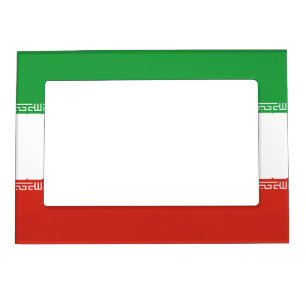 Iran flag magnetic frame
