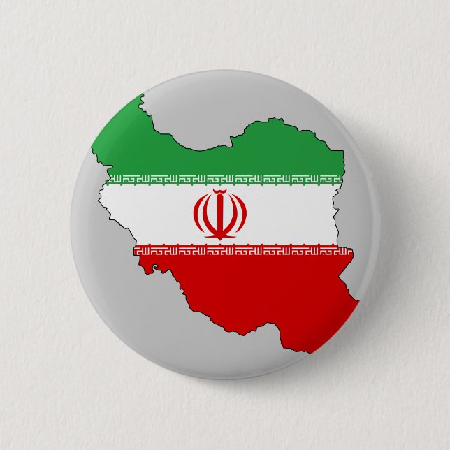 Iran flag map button (Front)