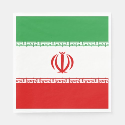 Iran Flag Napkins