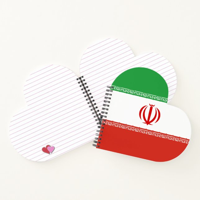 Iran flag notebook (Inside)