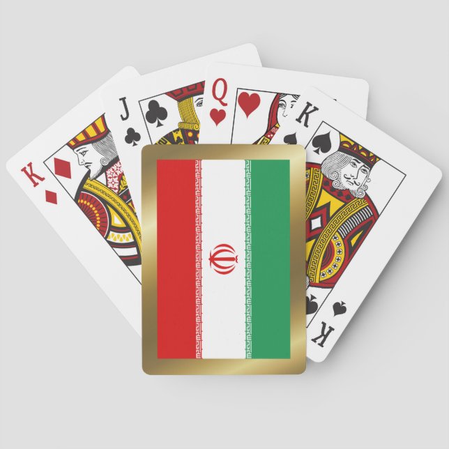 Iran Flag Playing Cards (Back)