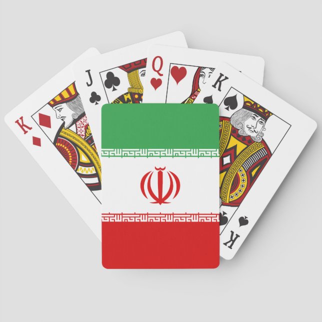 Iran Flag Poker Cards (Back)