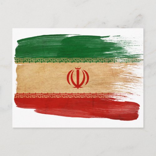 Iran Flag Postcards