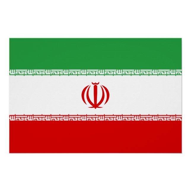 Iran Flag Poster (Front)