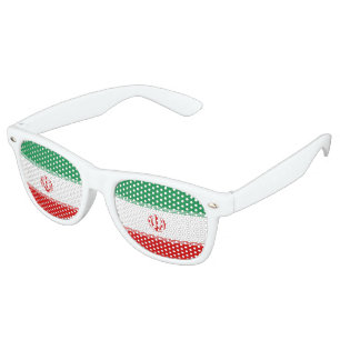Iran Flag Retro Sunglasses