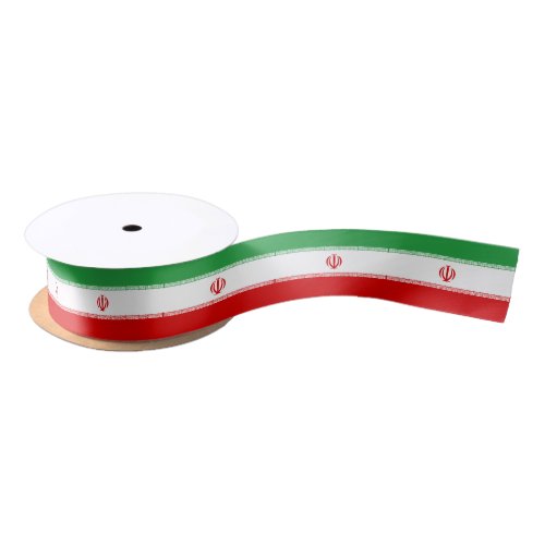 Iran Flag Satin Ribbon