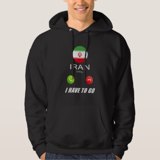 Iran Flag Souvenir Iran Is Calling Is Calling Hoodie