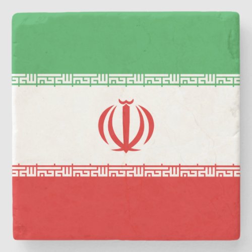 Iran Flag Stone Coaster