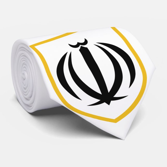 Iran Flag Tie (Rolled)