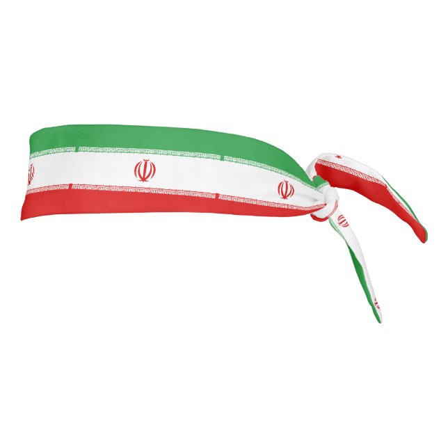 Iran Flag Tie Headband (Rotate 90)