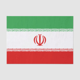 Iran Flag Tissue Paper