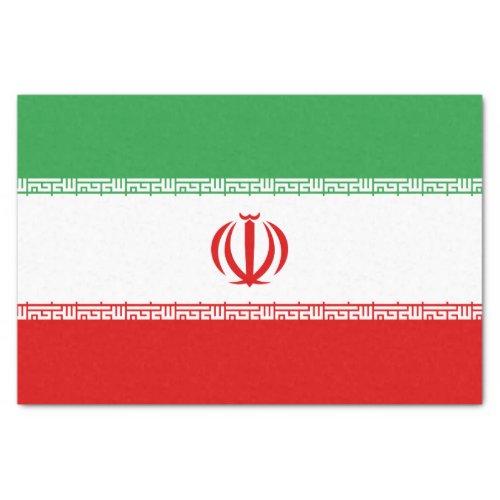 Iran Flag Tissue Paper