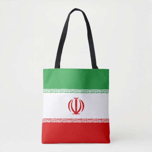 Iran Flag Tote Bag