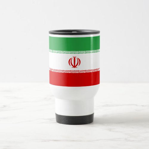 Iran Flag Travel Mug