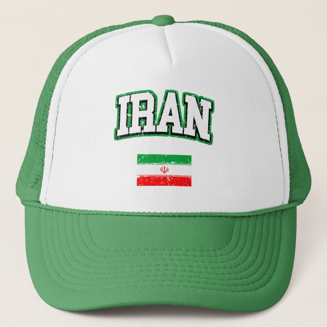 Iran Flag Trucker Hat (Front)