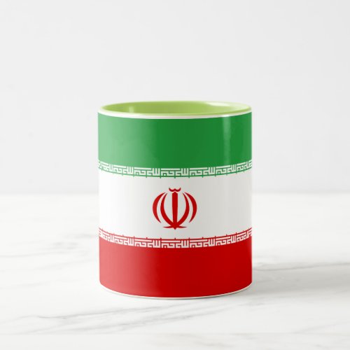 Iran Flag Two_Tone Coffee Mug