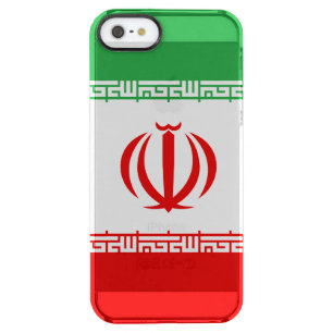 Iran Flag Clear iPhone SE/5/5s Case