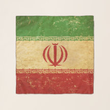 Iran Flag Vintage Design