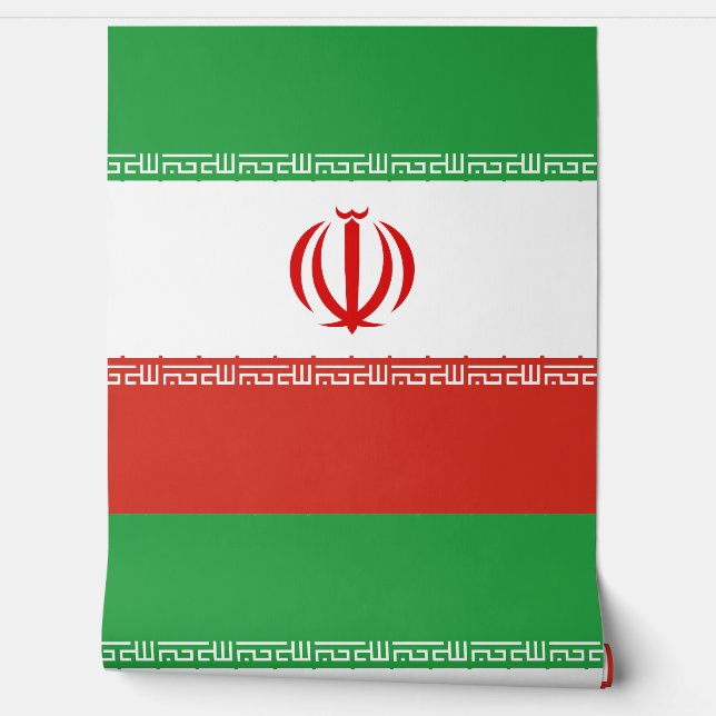 Iran flag wallpaper  (Unrolling)