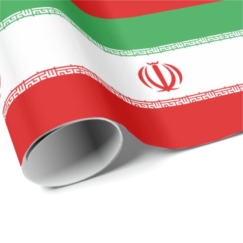 Iran Flag Wrapping Paper