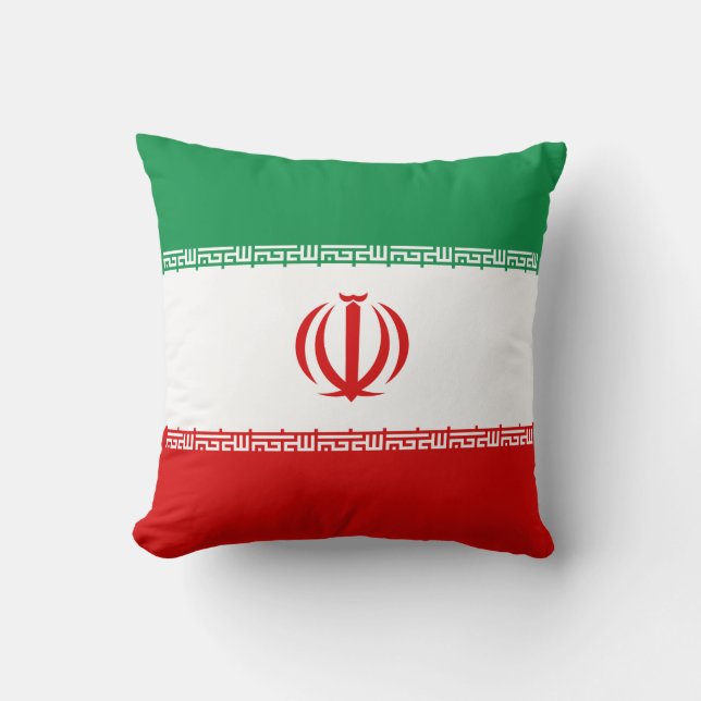 Iran Flag x Flag Pillow (Front)