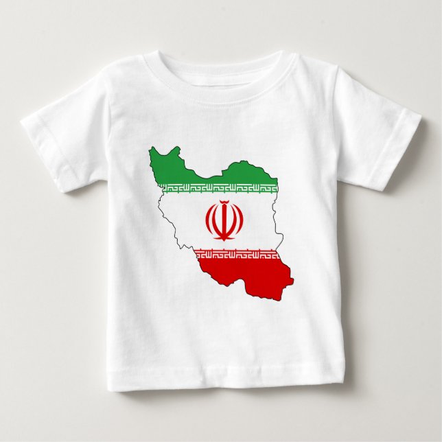 Iran IR , Flag, Coat of arms جمهوری اسلامی ایران Baby T-Shirt (Front)