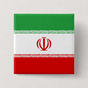 Iran (Iranian) Flag Button