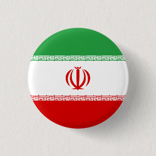 Iran (Iranian) Flag Button