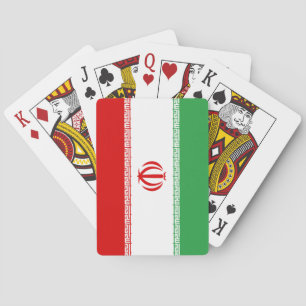 Iran (Iranian) Flag Poker Cards